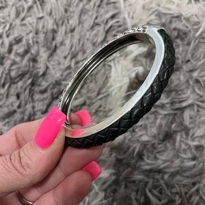 Brighton Talana black/ silver hinge bracelet